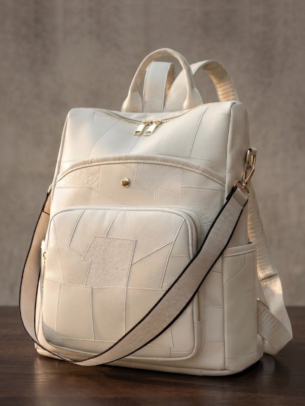 Producto - Mochila Retro Cuero Pu Bordada