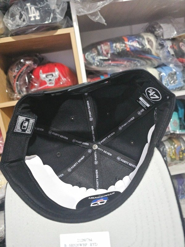 Chicago white sox total black world series 2005 '47 brand snapback — imagen 6