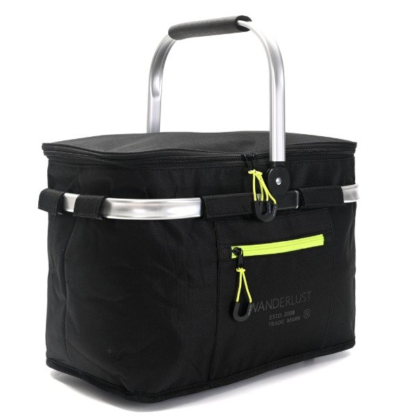 Producto - CANASTO CAMPING/LUNCHERA TERMICA NEGRO WANDERLUST 40520