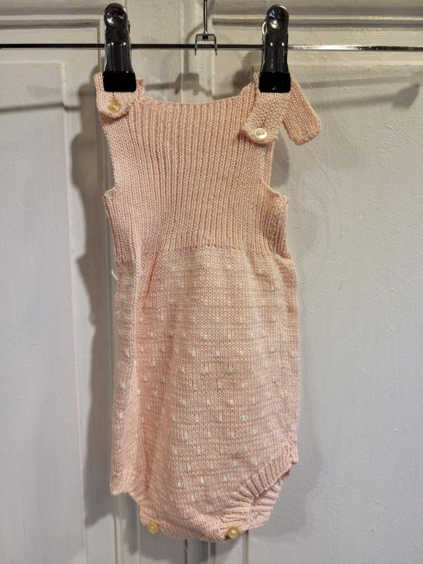 Producto - Body tejido rosa Talle 0/3 meses- PRECIO: 8X