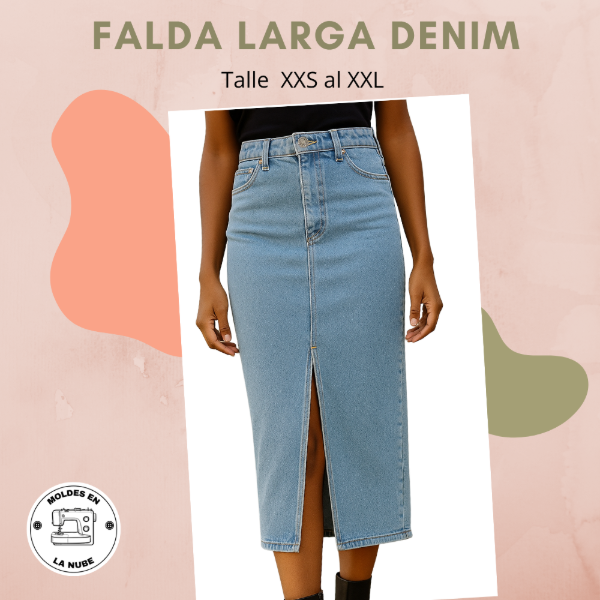 Producto - Falda Larga Denim