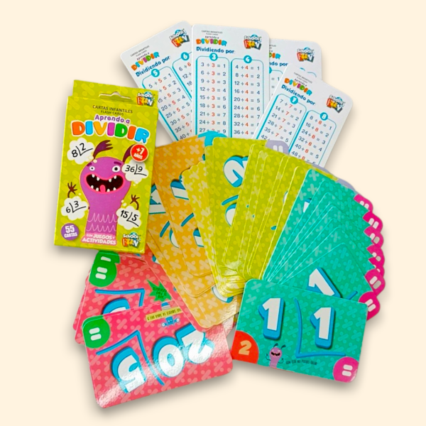 Producto - CARTAS APRENDO A DIVIDIR