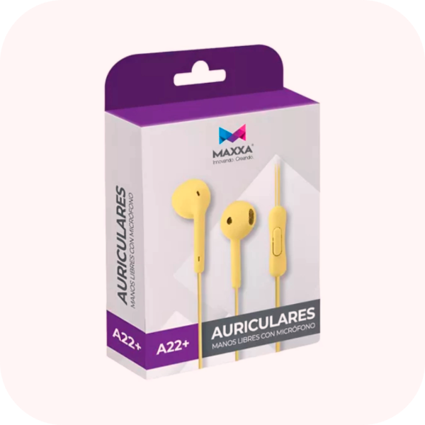 Producto - Auriculares MAXXA A22+ manos libre con microfono - 1