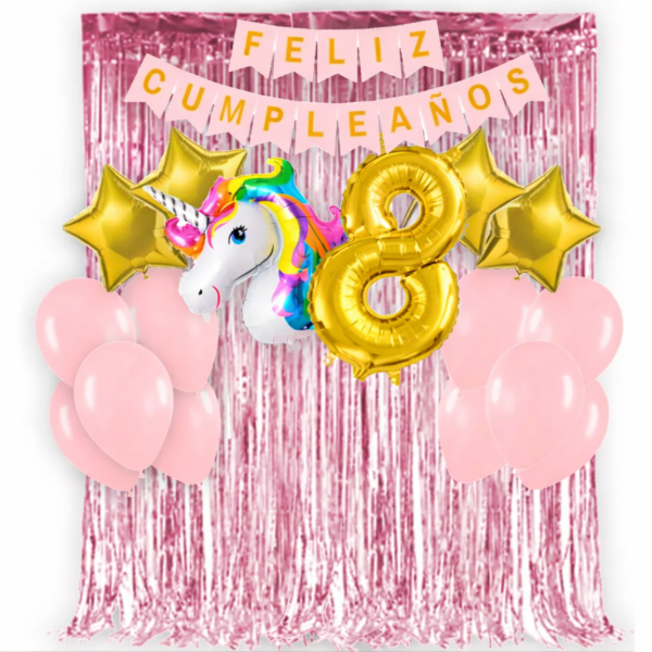 Producto - Set unicornio 18 piezas