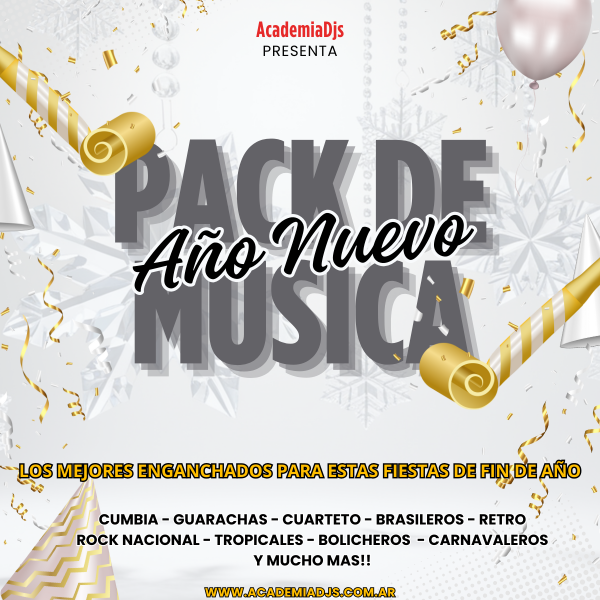 Producto - PACK DE MUSICA ENGANCHADOS FIN DE AÑO