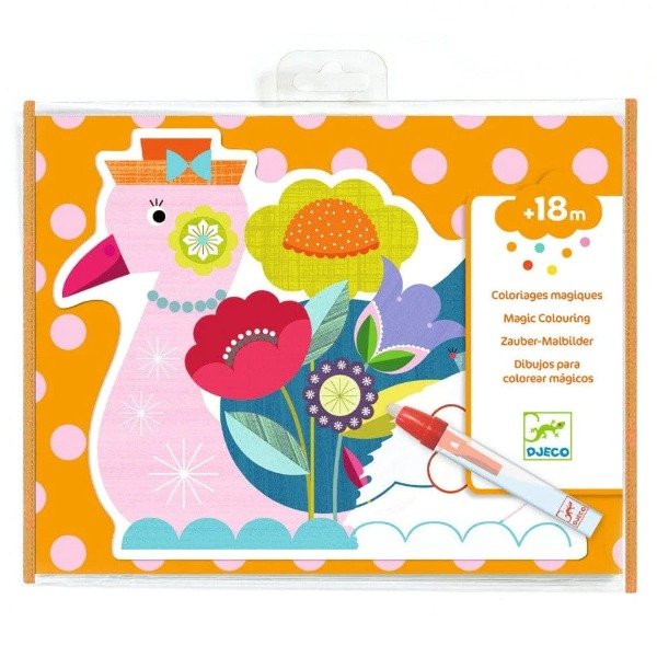 Producto - Láminas mágicas para colorear con agua CISNE