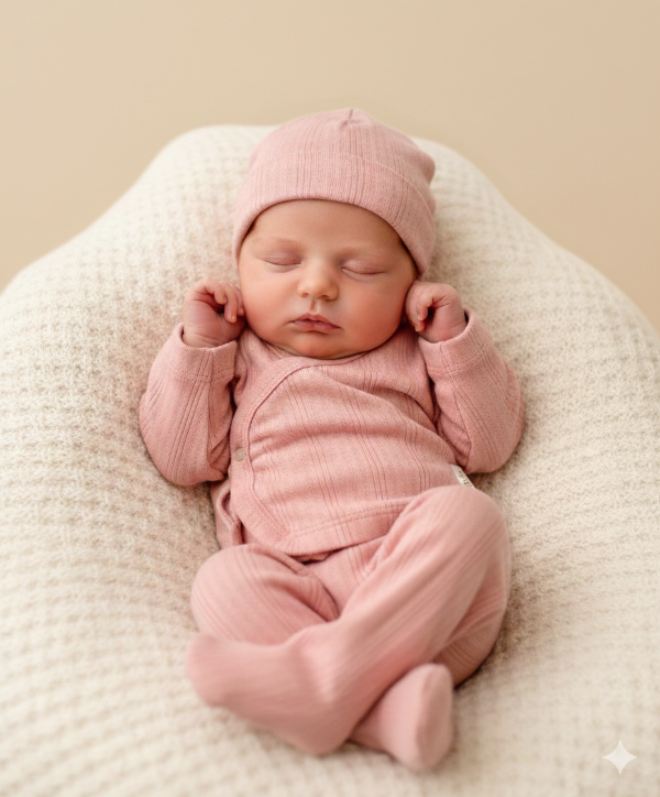 Producto - Ajuar Rosa Interlock