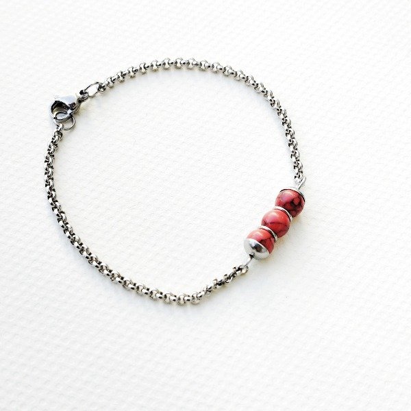 Producto - PULSERA TRIPLE HOWLITA