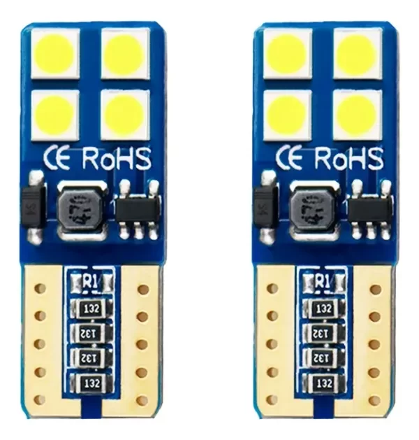 Producto - Lampara Led T10 8 Smd 4w 800 Lumenes 12v 24v Canbus