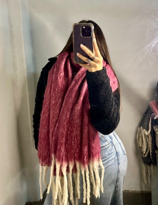 Producto - Bufandon nube bordo