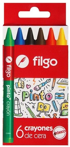 Producto - Crayones Pinto Filgo x6 unidades