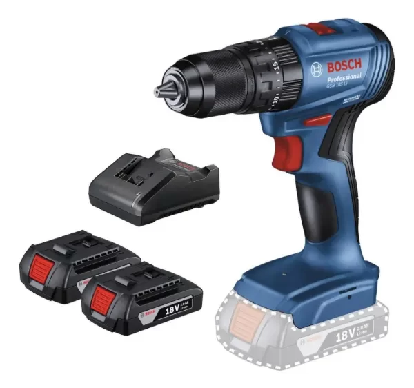 Producto - Taladro Bosch Professional Gsb Gsb185-li 06019k31h0 Incluye Maleta Color Azul