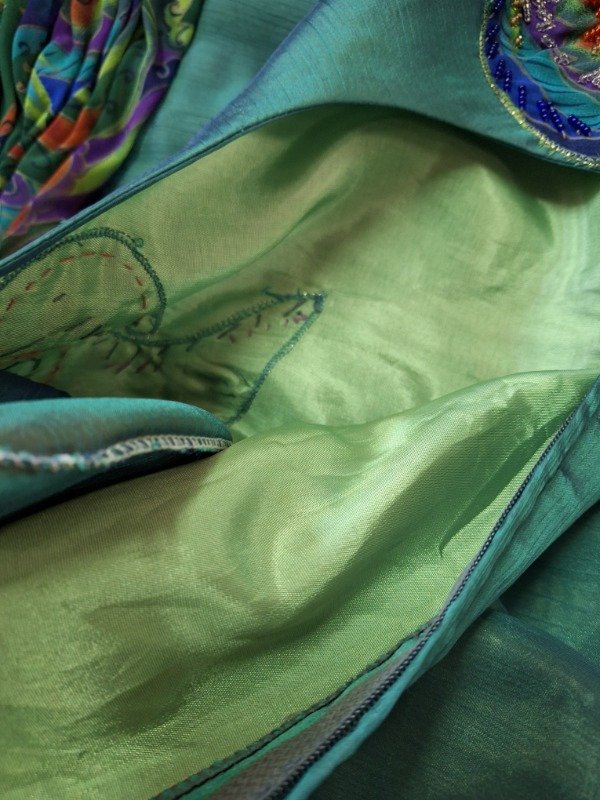 Producto - Vestido Vintage Estampado Verde Años 80 - 4