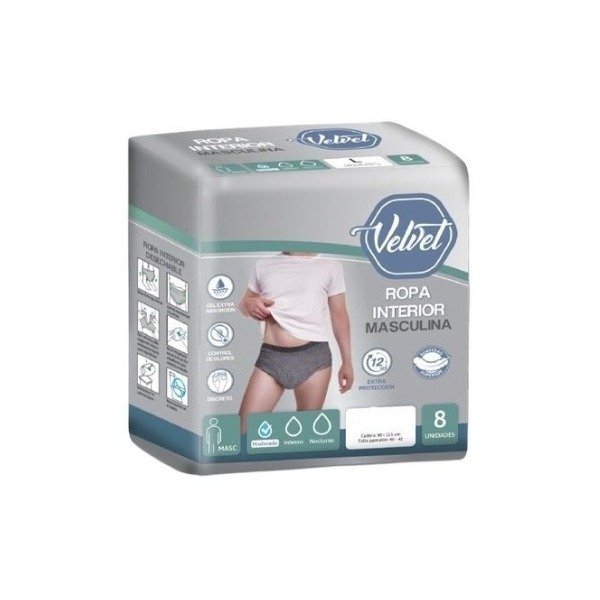 Producto - Ropa interior Velvet masculina 8u.