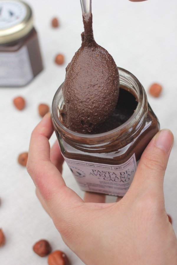 Producto - Pasta de avellanas, cacao y dátiles