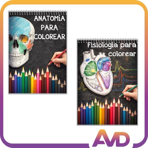 Producto - Anatomía Fisiología para colorear