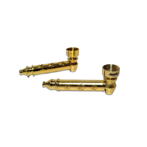 Producto - ATOMIC PIPA METAL DORADA