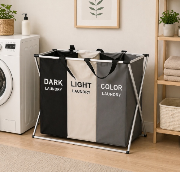 Producto - Cesto de Ropa con SeparadorX3