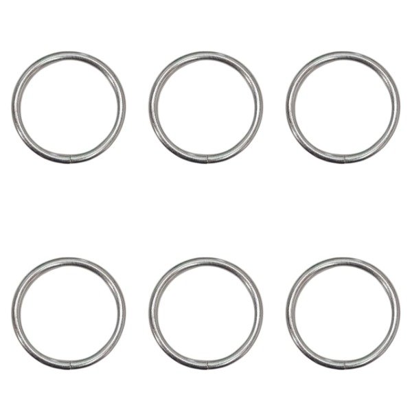 Producto - 6 ARGOLLAS  35MM NIQUEL