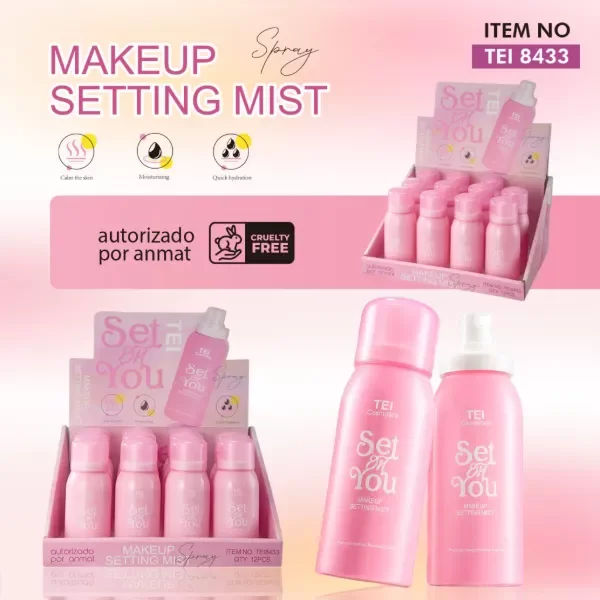 Producto - FIJADOR ROSA SET ON YOU - TEI