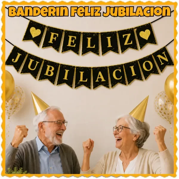 Producto - Banderín feliz jubilación