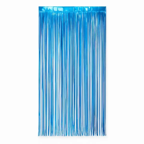 Producto - Cortina metalizada Celeste