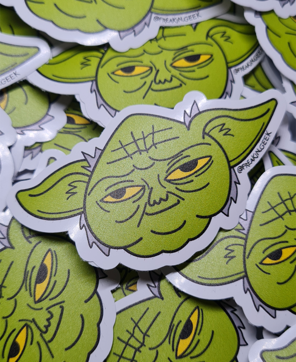 Producto - Sticker Yoda FanArt - 0