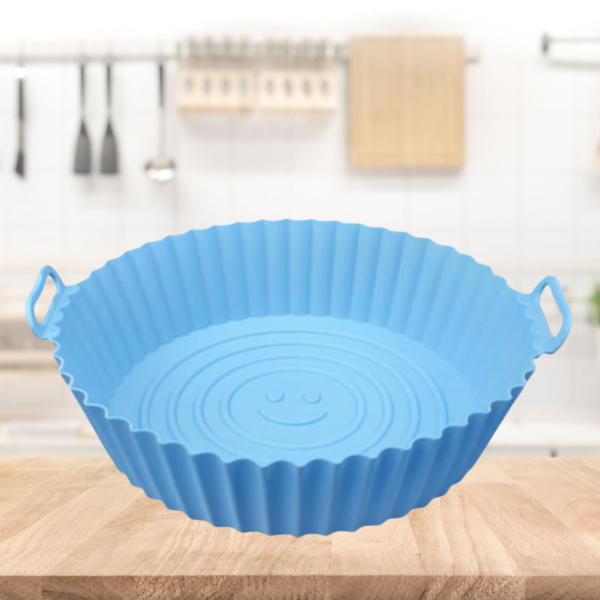 Producto - Bandeja de silicona redondo 19cm para freidora de aire