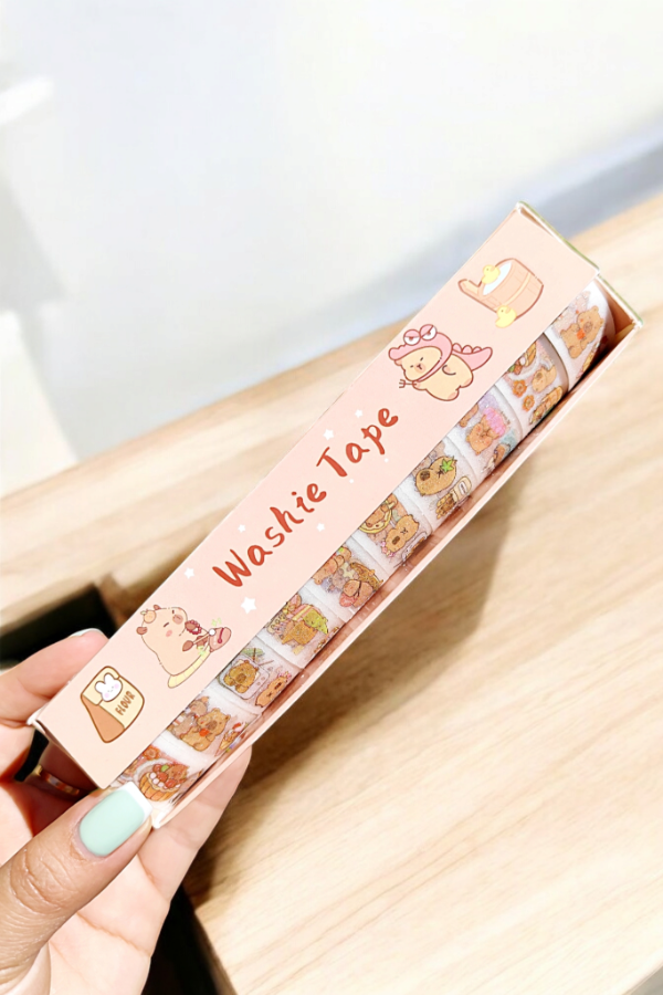 Producto - Washi Tape De Capibara Con Brillos