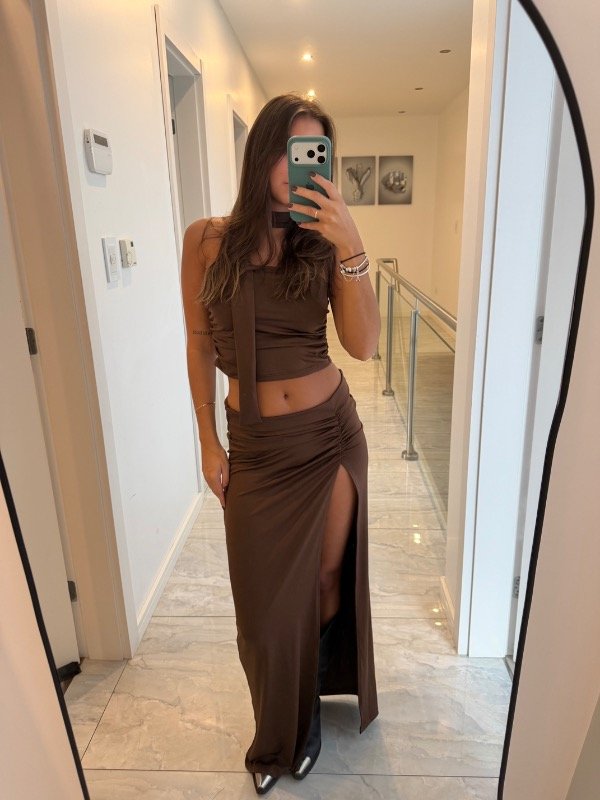 Producto - pollera ballarta marron