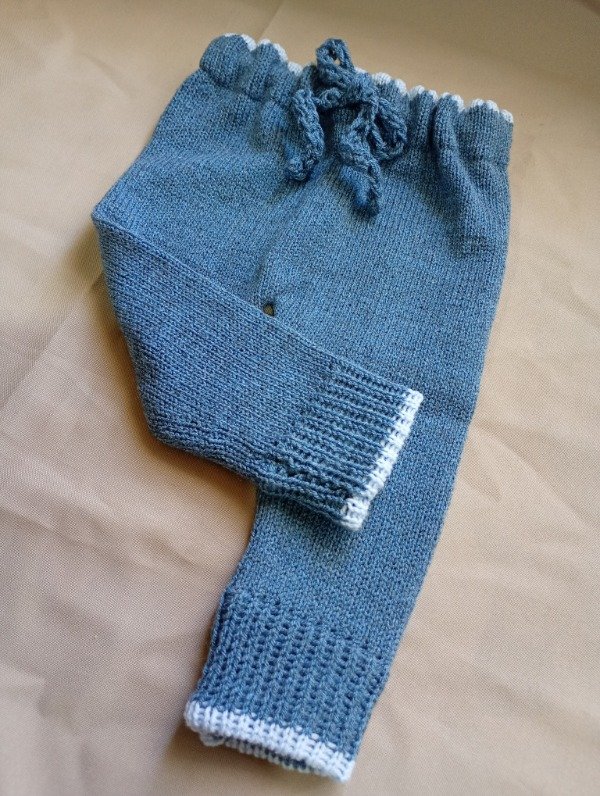 Producto - Pantalón largo de lana. Talle 1 (0 - 3 meses)