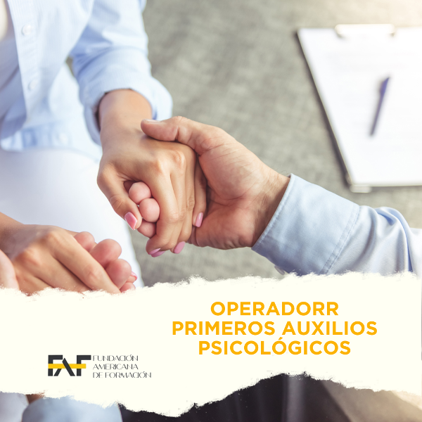 Producto - Operador en Primeros Auxilios Psicológicos