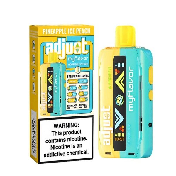 Producto - (POD DESCARTABLE) ADJUST 40K - PINEAPPLE ICE PEACH