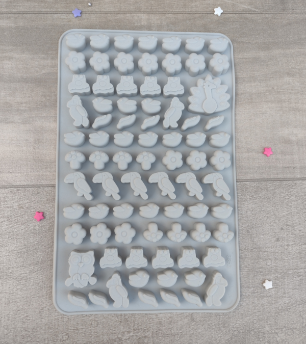 Producto - Molde Flores Tucanes Pajaritos Búho Hongos Jirafa