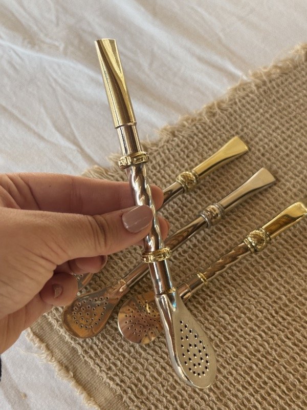 Producto - Bombillon recto alpaca y bronce