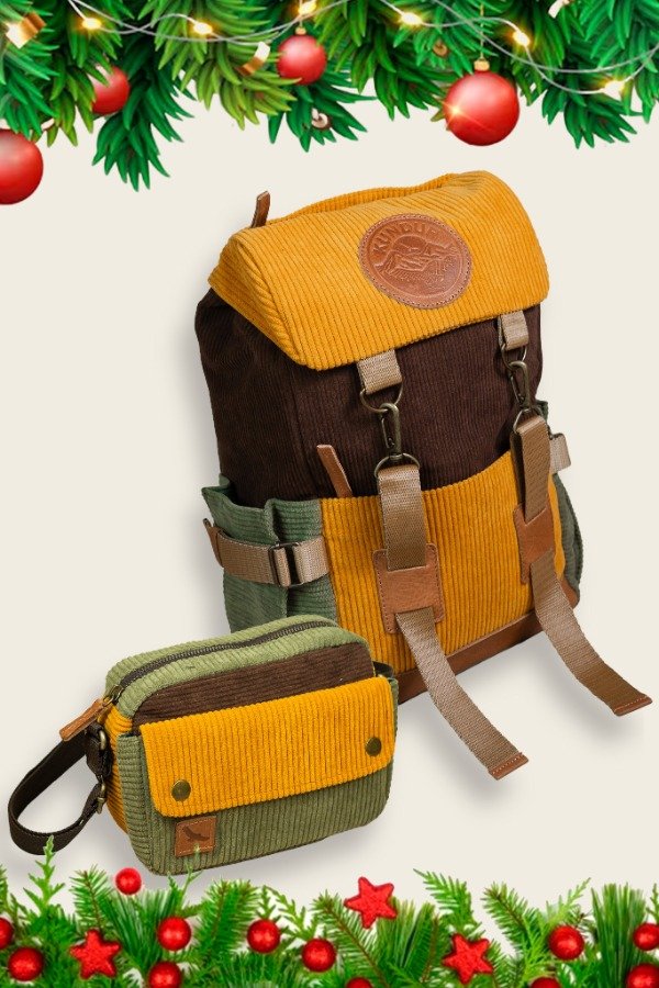 Producto - Malva Corderoy + Bandolera