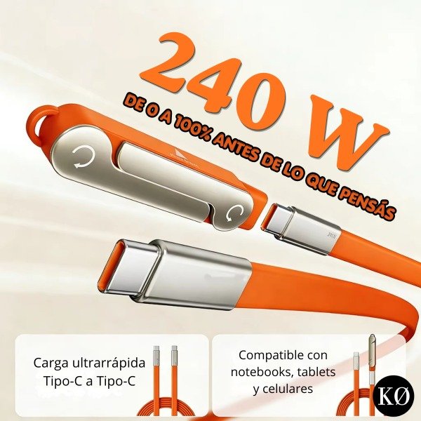 Producto - Cable USB C 240W - 4