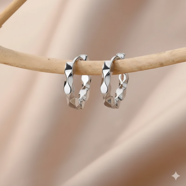 Producto - Aros Curve Silver