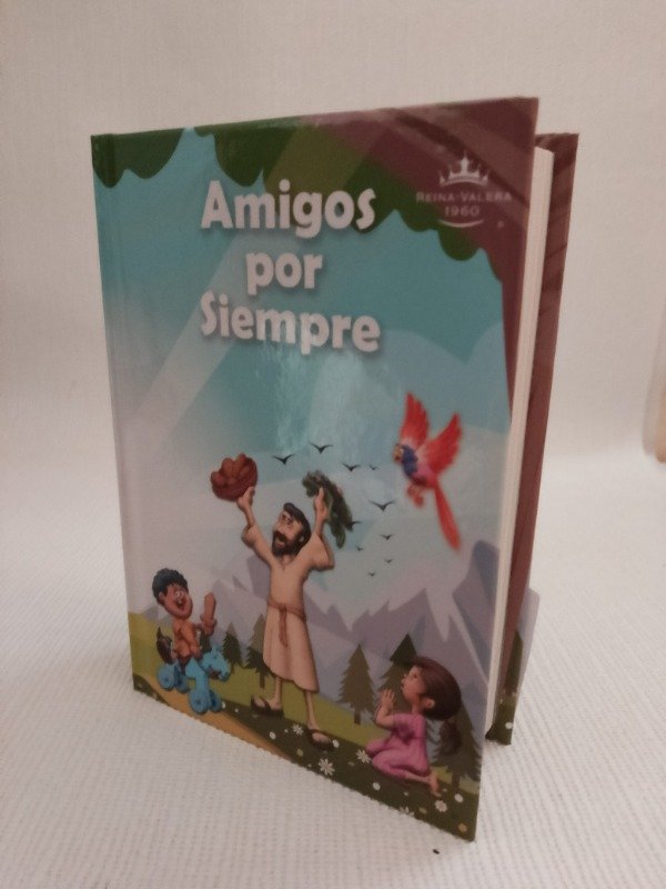 Producto - Biblia Reina Valera 1960 tapa dura "Amigos por Siempre"