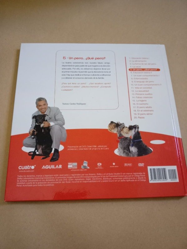 Producto - El encantador de perros #5 - Carlos Rodríguez - Aguilar 2009 Libro + DVD - 1