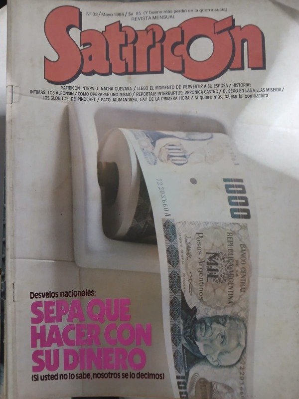 Producto - REVISTA SATIRICON N 33