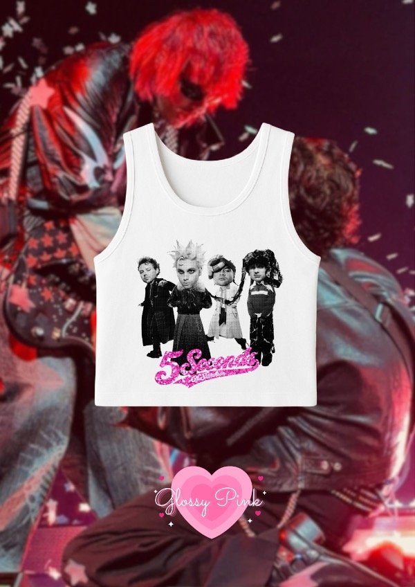 Producto - Tank Top 5 Seconds Of Summer - VINILO TEXTIL GLITTER