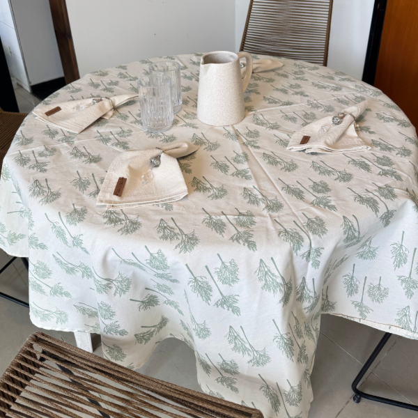Producto - Mantel Tusor Redondo - Varios Diseños - 3