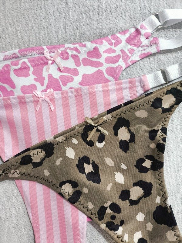 Producto - PACK x3 LESS 36 AL 44 LYCRA (VAQUITA, RAYAS, PRINT)