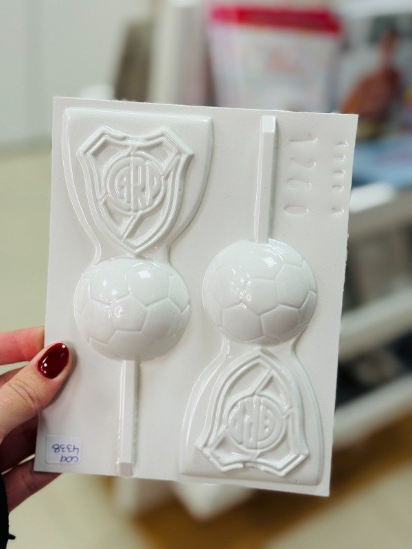Producto - Molde acetato para paletas de River Plate