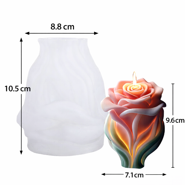 Producto - Molde rosa caliz