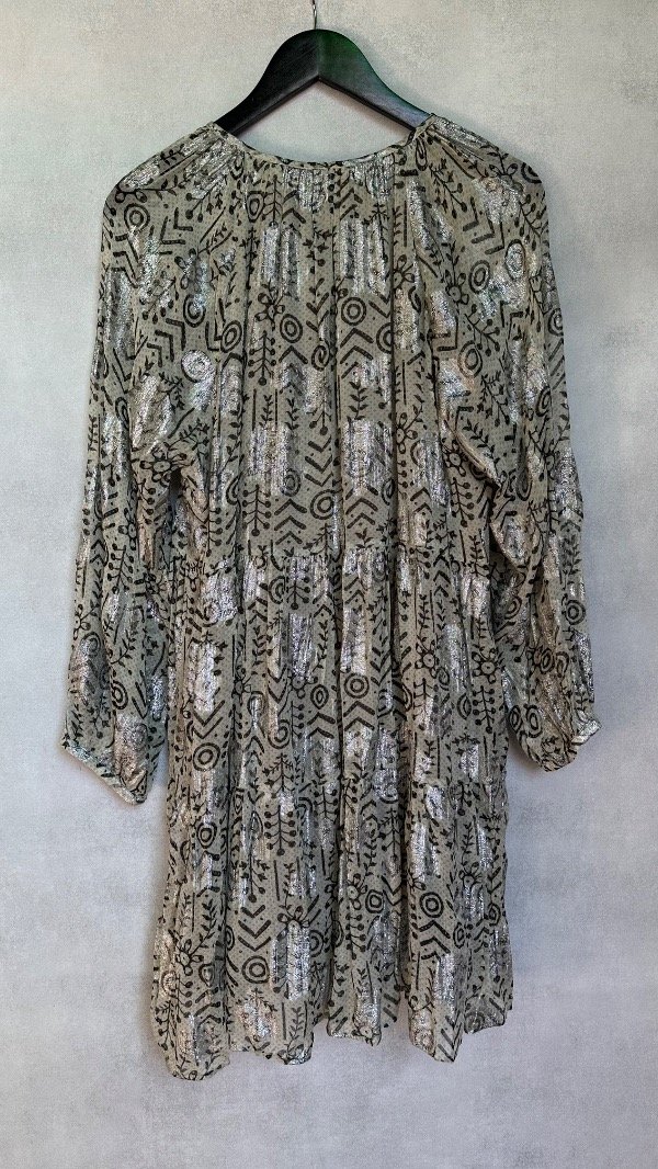 Producto - Vestido boho metallic Zara - 7