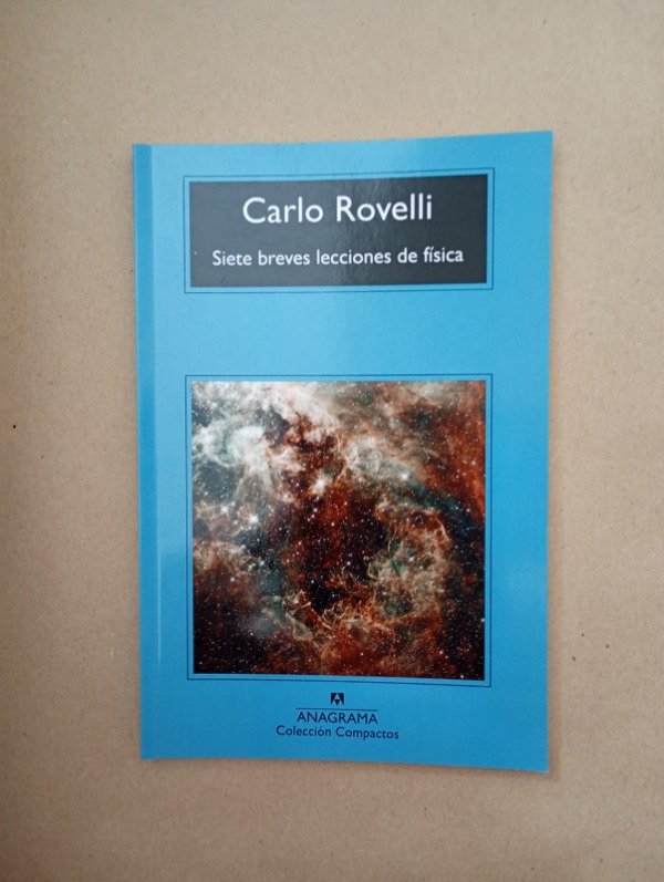 Producto - Siete breves lecciones de física - Carlo Rovelli - Anagrama 2022