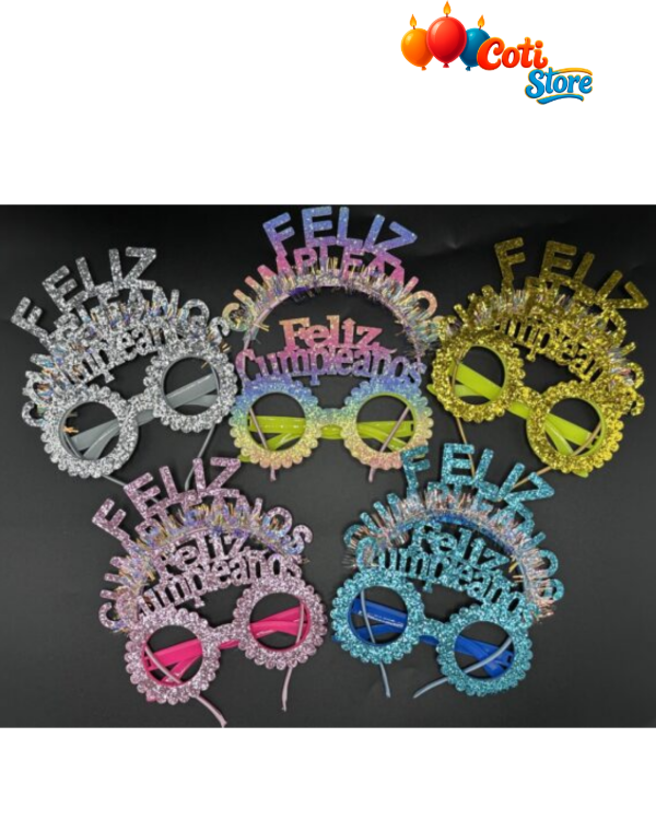 Producto - Set De Vincha Y Anteojos Feliz Cumpleaños