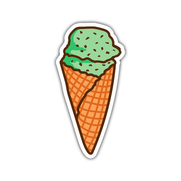Producto - Sticker Generales Diseño 482 Helado Menta Granizada